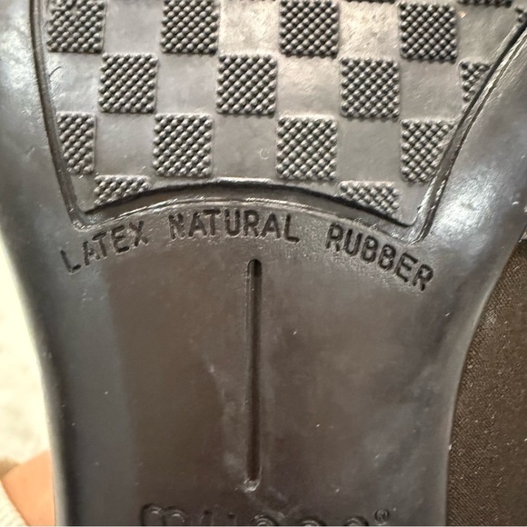 Munro Cindi Block Heel Slip On Loafer Stretch Fabric Pump Womens Size 8SS Brown - Picture 9 of 10